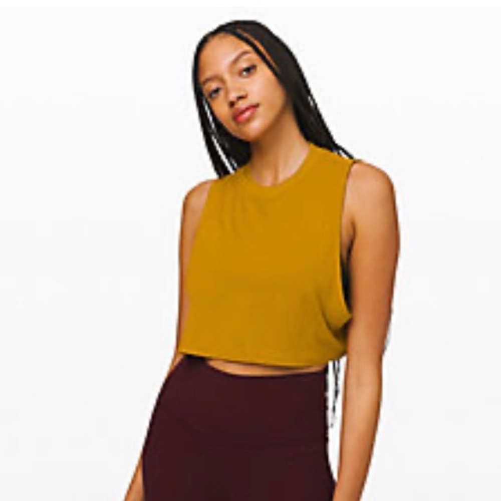 Lululemon All Your Boyfriend Crop Tank